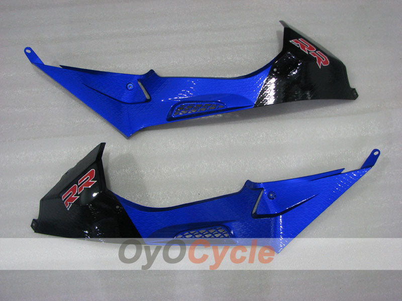 Einspritzverkleidungssatz für BMW S1000RR 09-14 - Blau, Weiß - Castrol #OYO87903154