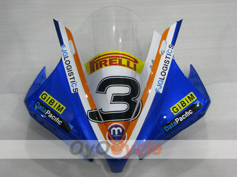 Einspritzverkleidungssatz für 12-14 YZF-R1 - Blau, Schwarz - Werksdesign #OYO87903171