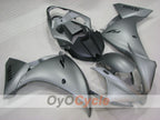 Einspritzverkleidungssatz für 12-14 YZF-R1 - Schwarz, Grau, Matt - Werksdesign #OYO87903179
