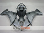 Einspritzverkleidungssatz für 12-14 YZF-R1 - Schwarz, Grau, Matt - Werksdesign #OYO87903179