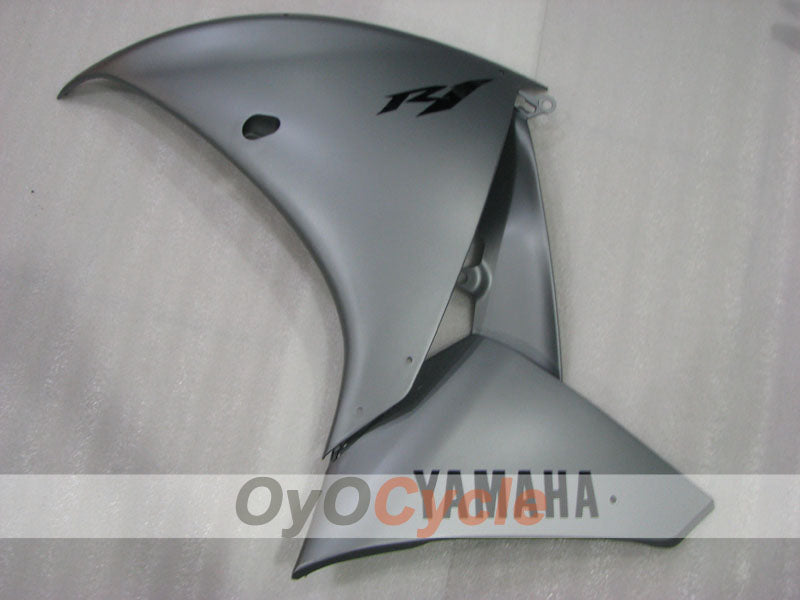 Einspritzverkleidungssatz für 12-14 YZF-R1 - Schwarz, Grau, Matt - Werksdesign #OYO87903179