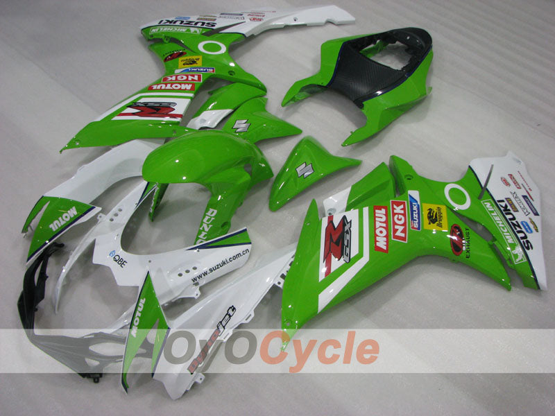 Einspritz-Verkleidungssatz für 11-26 GSX R750 - Grün, Weiß - MICHELIN, MOTUL #OYO87903194 Zweitbild