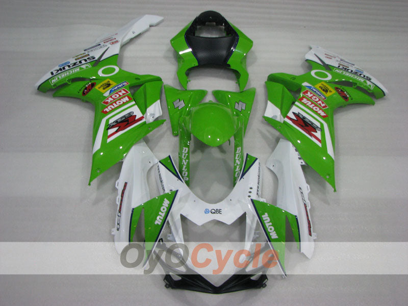 Einspritz-Verkleidungssatz für 11-26 GSX R750 - Grün, Weiß - MICHELIN, MOTUL #OYO87903194