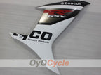 Einspritzverkleidungsset für GSX R600 11-26 - Weiß, Schwarz - Werksstil #OYO87903220