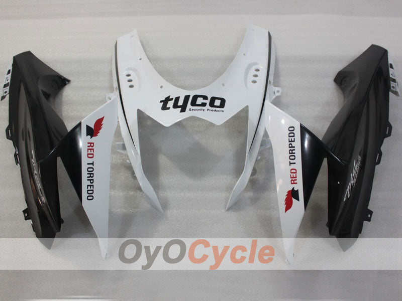 Einspritz-Verkleidungssatz für 11-26 GSX R750 - Weiß, Schwarz - Werksstil #OYO87903198