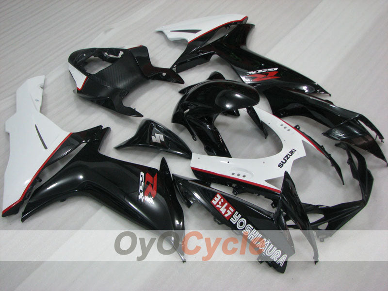Einspritzverkleidungssatz für GSX R750, 11-26 - Weiß, Schwarz - YOSHIMURA #OYO87905478