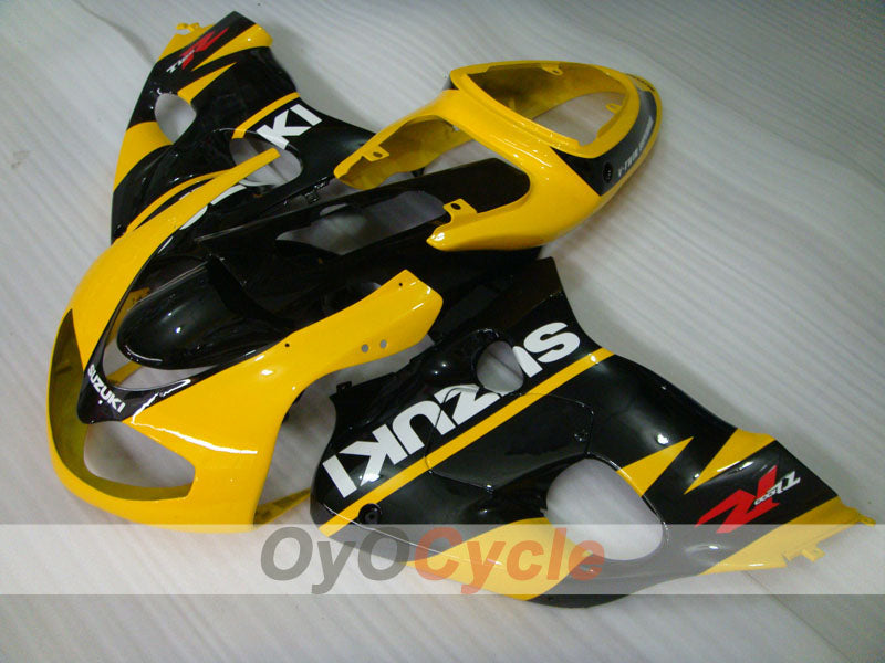 Verkleidungssatz für Einspritzmodelle der TL1000R, 98-03 - Gelb, Schwarz - Werksstil #OYO87903286 Hauptbild