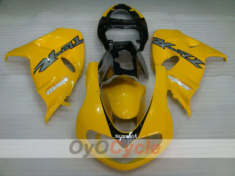 Verkleidungssatz für Einspritzmodelle der TL1000R, 98-03 - Gelb, Schwarz - Werksstil #OYO87903287 Zweitbild