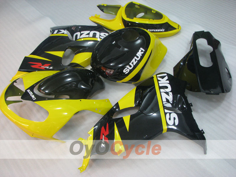 Verkleidungssatz für Einspritzmodelle der TL1000R, 98-03 - Gelb, Schwarz - Werksstil #OYO87903289