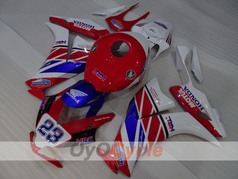 Einspritz-Verkleidungssatz für CBR1000RR 12-16 - Rot, Weiß - MOTUL #OYO87903322 Zweitbild