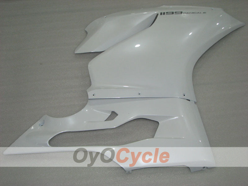 Einspritz-Verkleidungssatz für Ducati 1199, Baujahre 11-14 - Weiß - Werksstil #OYO87903384