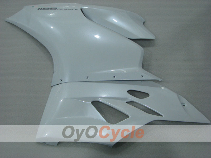Einspritz-Verkleidungssatz für Ducati 1199, Baujahre 11-14 - Weiß - Werksstil #OYO87903384
