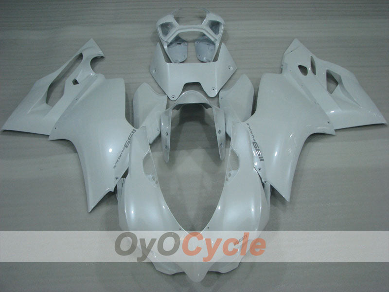Einspritz-Verkleidungssatz für Ducati 1199, Baujahre 11-14 - Weiß - Werksstil #OYO87903384