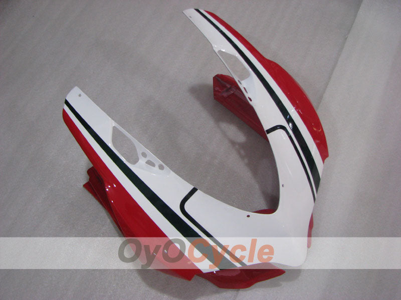 Einspritz-Verkleidungssatz für Ducati 1199, Baujahre 11-14 - Rot, Weiß - Werksstil #OYO87903386