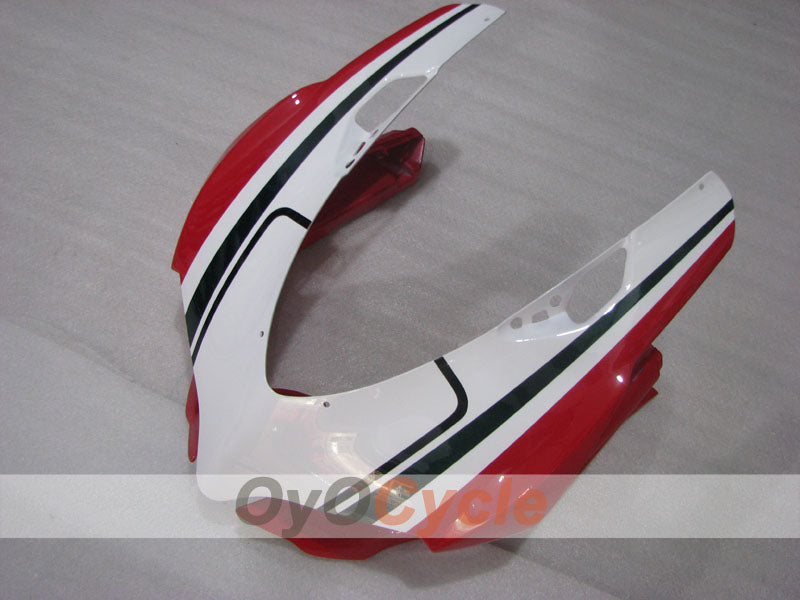 Einspritz-Verkleidungssatz für Ducati 1199, Baujahre 11-14 - Rot, Weiß - Werksstil #OYO87903386