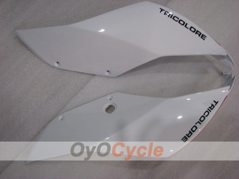 Einspritz-Verkleidungssatz für Ducati 1199, Baujahre 11-14 - Rot, Weiß - Werksstil #OYO87903386
