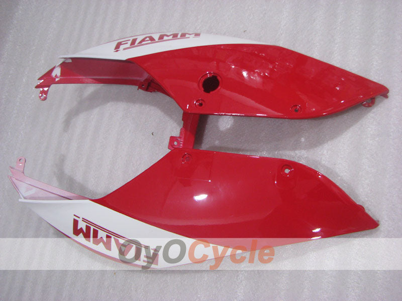 Einspritz-Verkleidungskit für Ducati 1199, Baujahre 11-14 - Rot, Weiß - FIAMM #OYO87903390