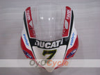 Einspritz-Verkleidungskit für Ducati 1199, Baujahre 11-14 - Rot, Weiß - FIAMM #OYO87903390