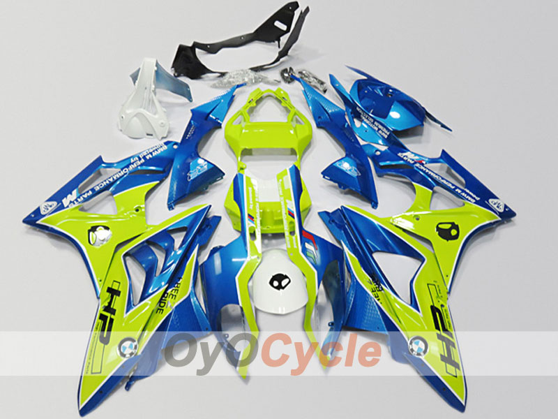 Einspritz-Verkleidungskit für BMW S1000RR, Baujahre 09-14 - Gelb, Blau - Performance #OYO87904544 Hauptbild