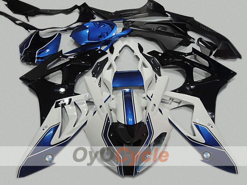 Einspritz-Verkleidungssatz für BMW S1000RR 09-14 - Blau, Weiß, Schwarz - Werksstil #OYO87904547 Hauptbild