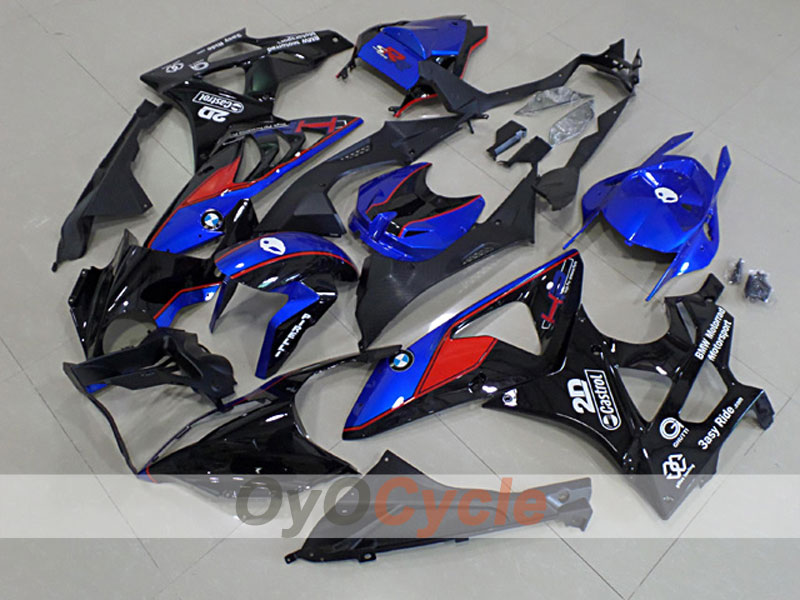 Einspritz-Verkleidungssatz für BMW S1000RR 09-14 - Rot, Blau, Schwarz - Castrol #OYO87904548 Hauptbild