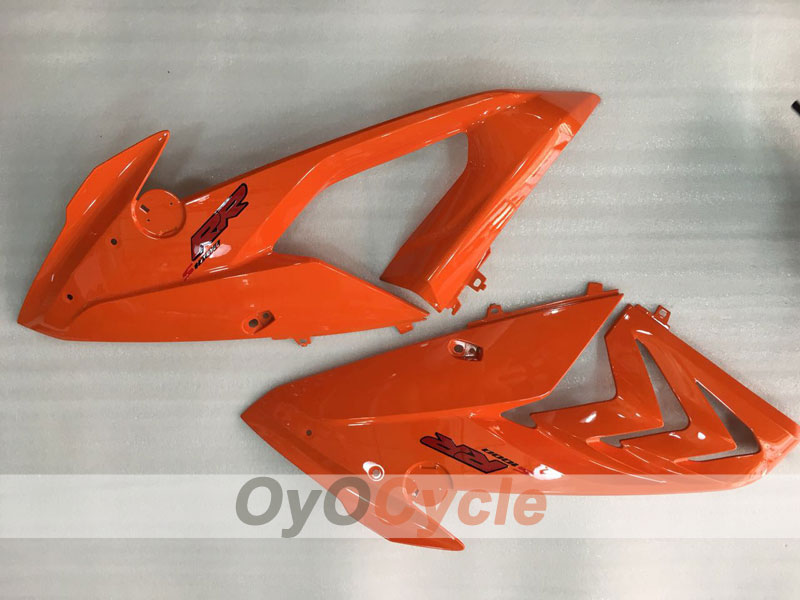 Einspritz-Verkleidungssatz für BMW S1000RR 15-16 - Orange, Schwarz - Werksstil #OYO87904550