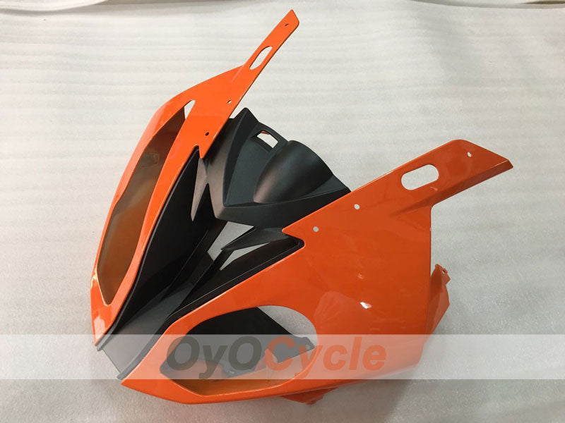 Einspritz-Verkleidungssatz für BMW S1000RR 15-16 - Orange, Schwarz - Werksstil #OYO87904550