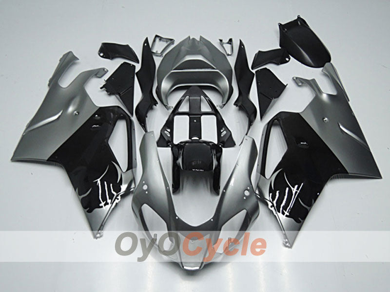 Verkleidungssatz für Aprilia RSV1000R 03-06 - Schwarz - Flamme #OYO87904564 Hauptbild