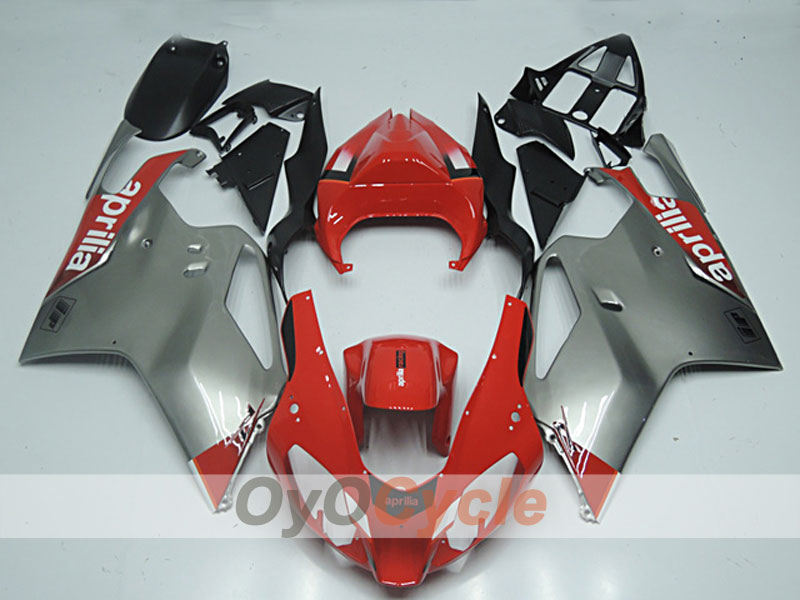 Verkleidungssatz für Aprilia RSV1000R 03-06 - Rot, Grau - Werksstil #OYO87904565 Hauptbild