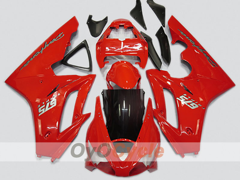 Einspritz-Verkleidungssatz für Triumph Daytona 675 06-08 - Rot - Werksstil #OYO87904566
