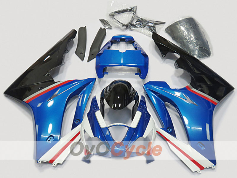 Einspritz-Verkleidungssatz für Triumph Daytona 675 06-08 - Blau, Schwarz - Werksstil #OYO87904568