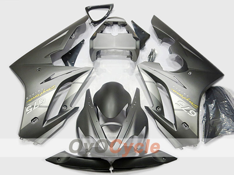 Spritzverkleidungssatz für Triumph Daytona 675, 06-08 - Grau - Werksdesign #OYO87904571 Hauptbild