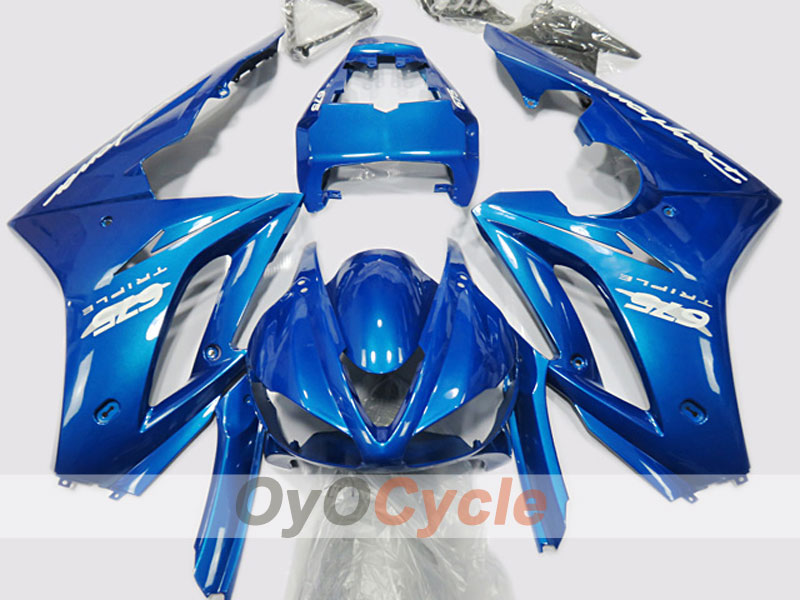 Spritzverkleidungssatz für Triumph Daytona 675, 09-12 - Blau - Werksdesign #OYO87904575 Hauptbild