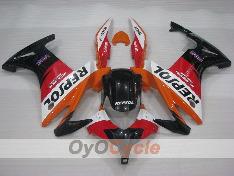 Spritzverkleidungssatz für CBR500R, 13-15 - Rot, Orange, Schwarz - Repsol #OYO87904581 Zweitbild