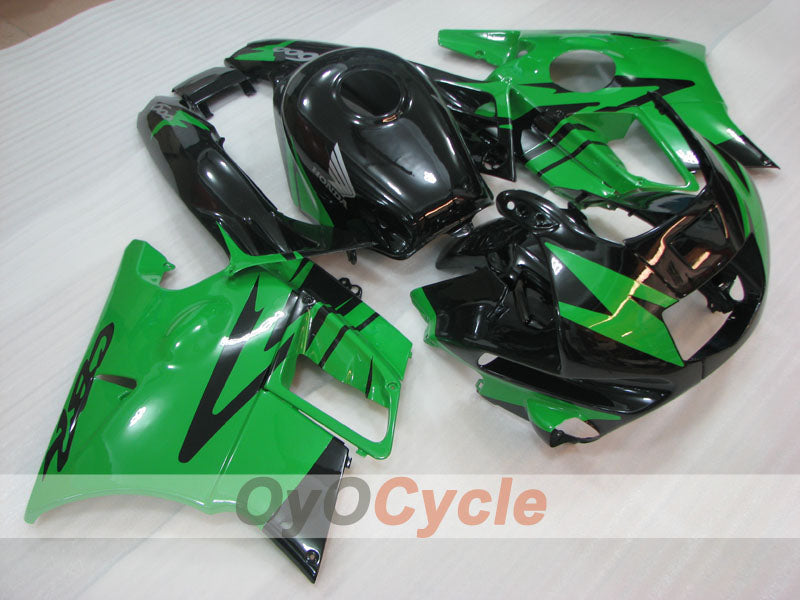 Verkleidungssatz für Honda CBR600 F2 91-94 - Grün, Schwarz - Werksstil #OYO87904764