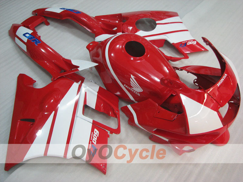 Verkleidungssatz für Honda CBR600 F2 91-94 - Rot, Weiß - Werksstil #OYO87904766