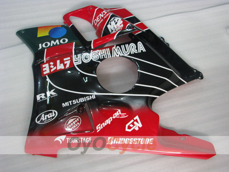 Verkleidungssatz für Honda CBR600 F2, Baujahre 91-94 - Rot, Schwarz - JOMO #OYO87904772