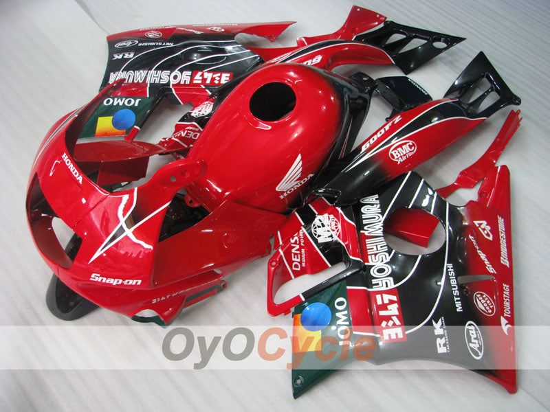 Verkleidungssatz für Honda CBR600 F2, Baujahre 91-94 - Rot, Schwarz - JOMO #OYO87904772