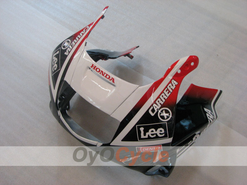 Verkleidungssatz für Honda CBR600 F2, Baujahre 91-94 - Weiß, Schwarz - Lee #OYO87904773