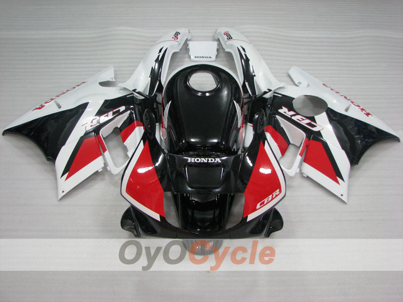 Verkleidungssatz für Honda CBR600 F2, Baujahre 91-94 - Rot, Schwarz - Werksstil #OYO87904774