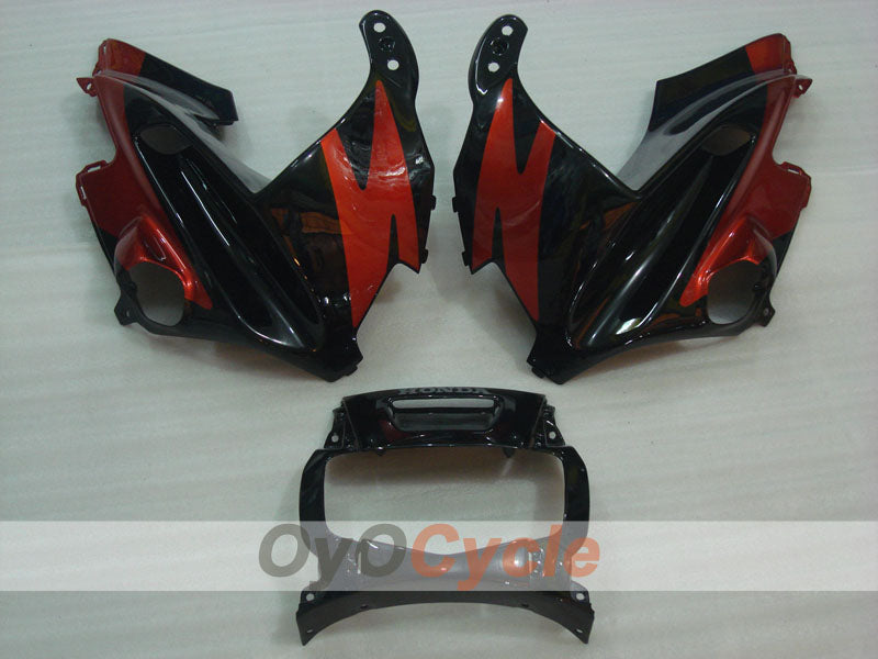 Verkleidungssatz für Honda CBR600 F2, Baujahre 91-94 - Orange, Schwarz - Werksstil #OYO87904775