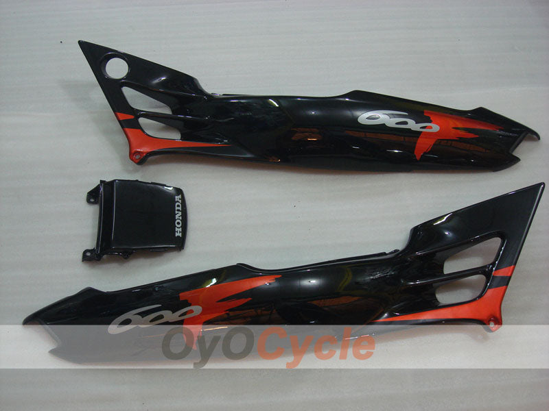 Verkleidungssatz für Honda CBR600 F2, Baujahre 91-94 - Orange, Schwarz - Werksstil #OYO87904775