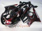 Verkleidungssatz für Einspritzung für CBR600F3 97-98 - Rot, Schwarz - Flamme #OYO87900066
