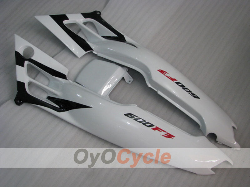 Verkleidungssatz für Einspritzung für CBR600F3 97-98 - Rot, Schwarz - Werksstil #OYO87900073
