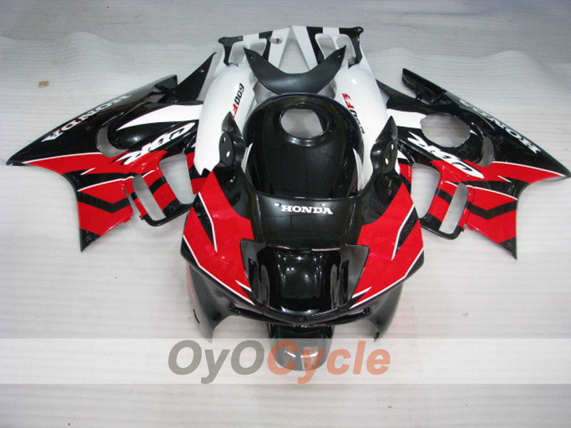 Verkleidungssatz für Einspritzung für CBR600F3 97-98 - Rot, Schwarz - Werksstil #OYO87900073 Zweitbild