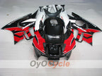 Verkleidungssatz für Einspritzung für CBR600F3 97-98 - Rot, Schwarz - Werksstil #OYO87900073