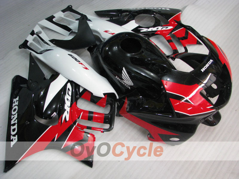 Verkleidungssatz für Einspritzung für CBR600F3 97-98 - Rot, Schwarz - Werksstil #OYO87900073 Hauptbild