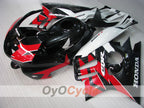 Verkleidungssatz für Einspritzung für CBR600F3 97-98 - Rot, Schwarz - Werksstil #OYO87900073