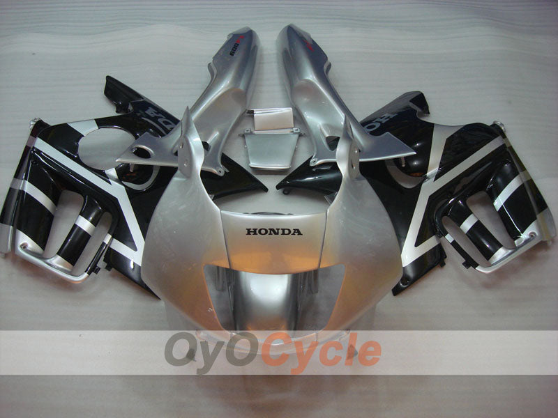 Verkleidungssatz für Einspritzermodelle, CBR600F3 97-98 - Schwarz, Silber - Werksstil #OYO87900075 Zweitbild
