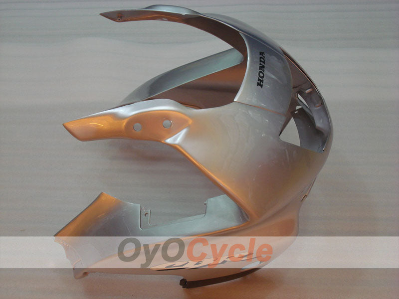 Verkleidungssatz für Einspritzermodelle, CBR600F3 97-98 - Schwarz, Silber - Werksstil #OYO87900075